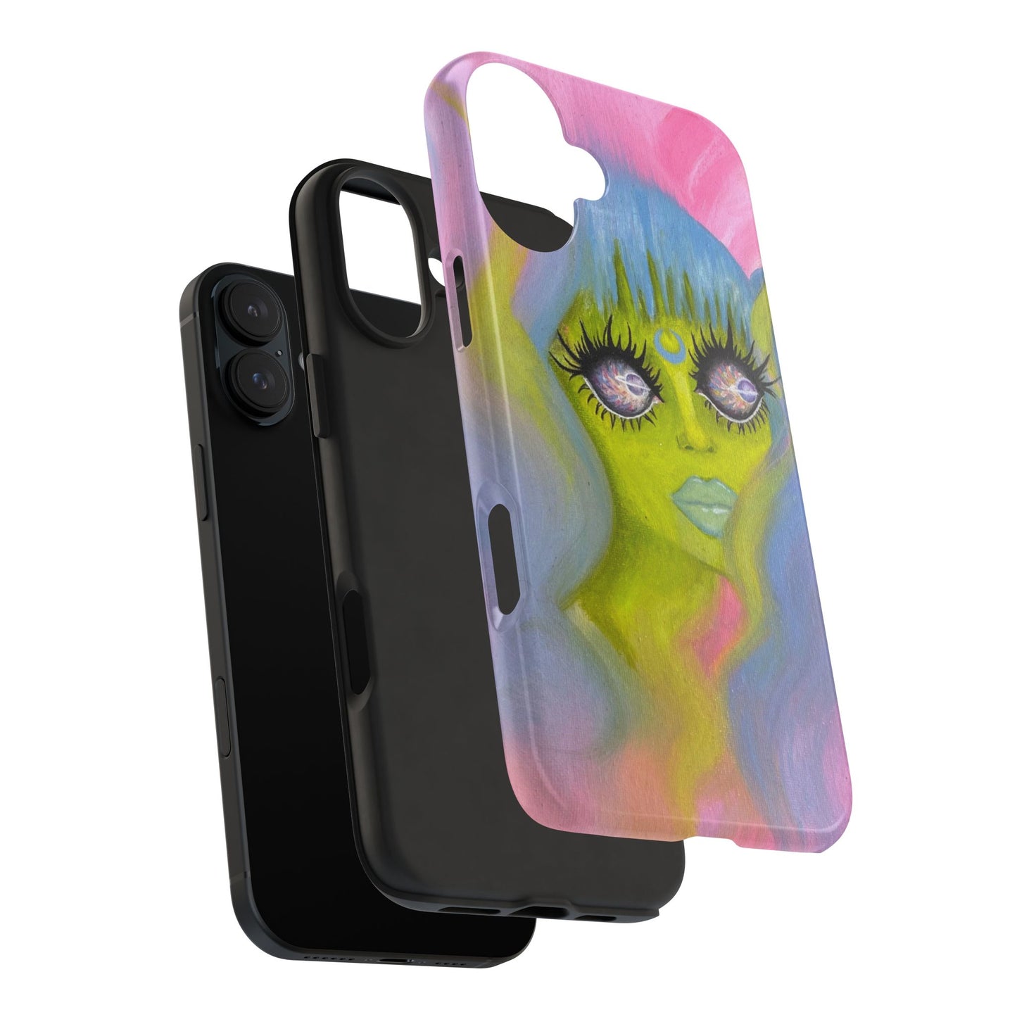 Alien Girl Tough Phone Case