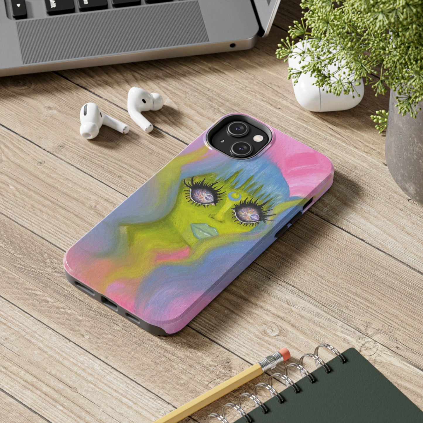 Alien Girl Tough Phone Case