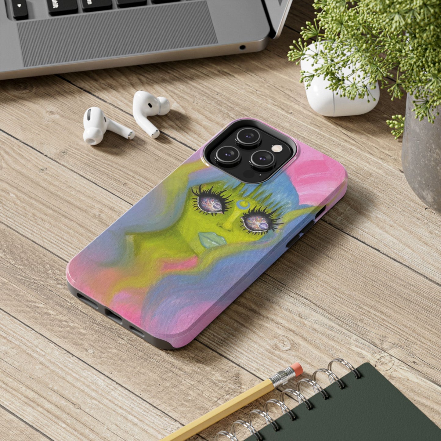 Alien Girl Tough Phone Case