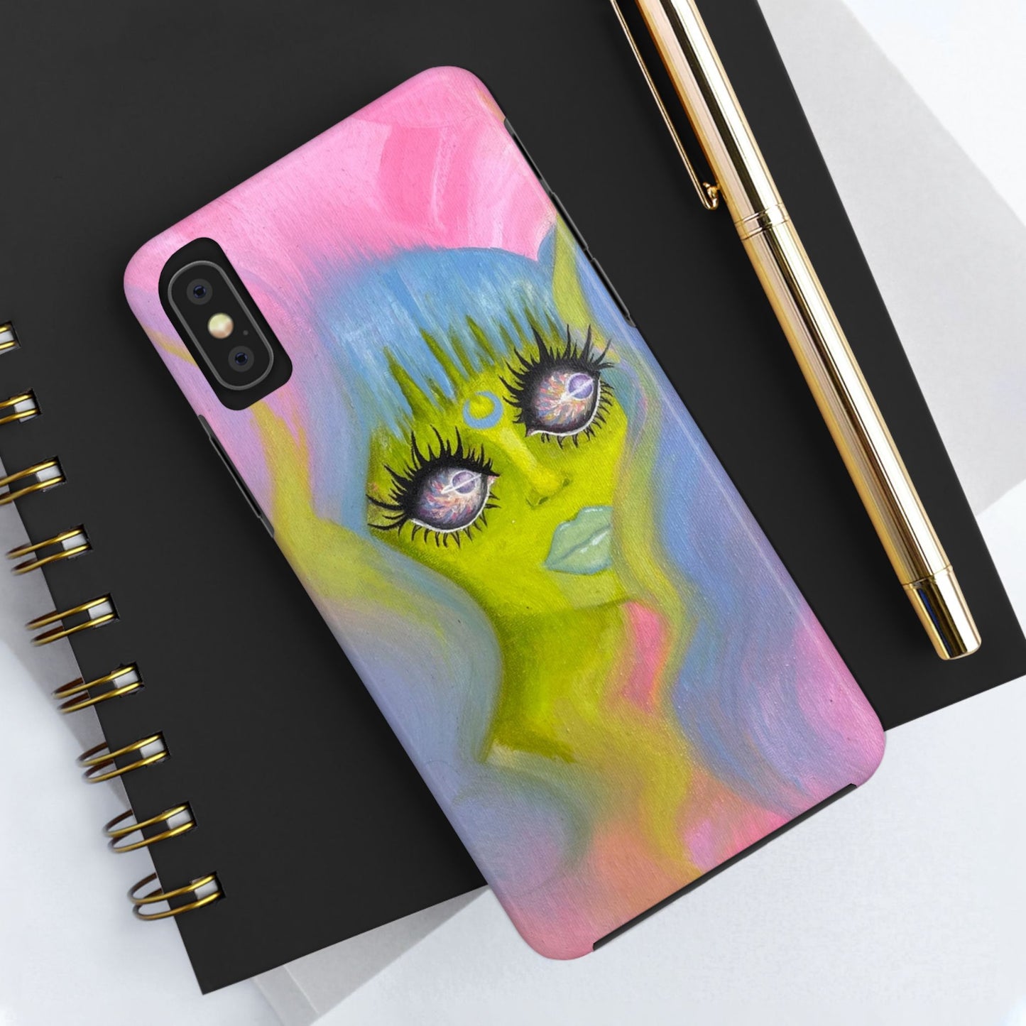 Alien Girl Tough Phone Case