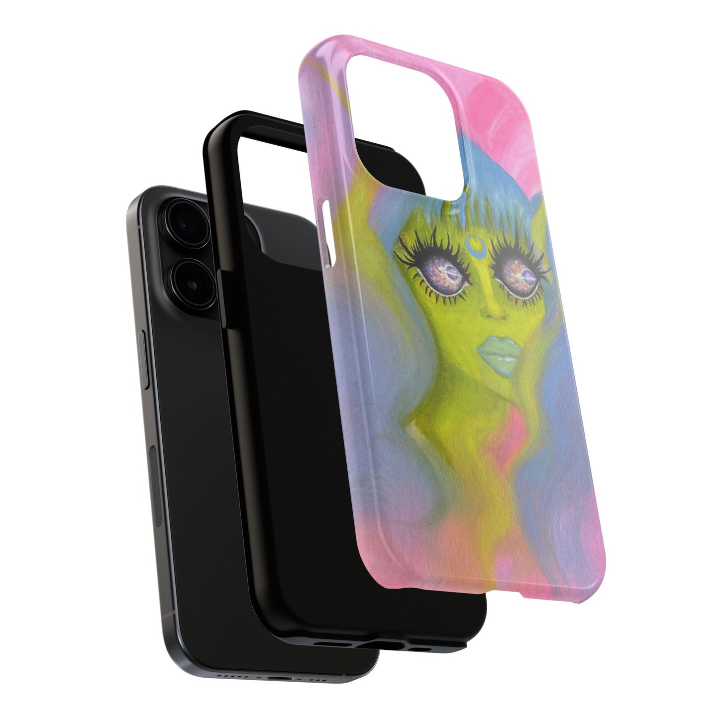 Alien Girl Tough Phone Case