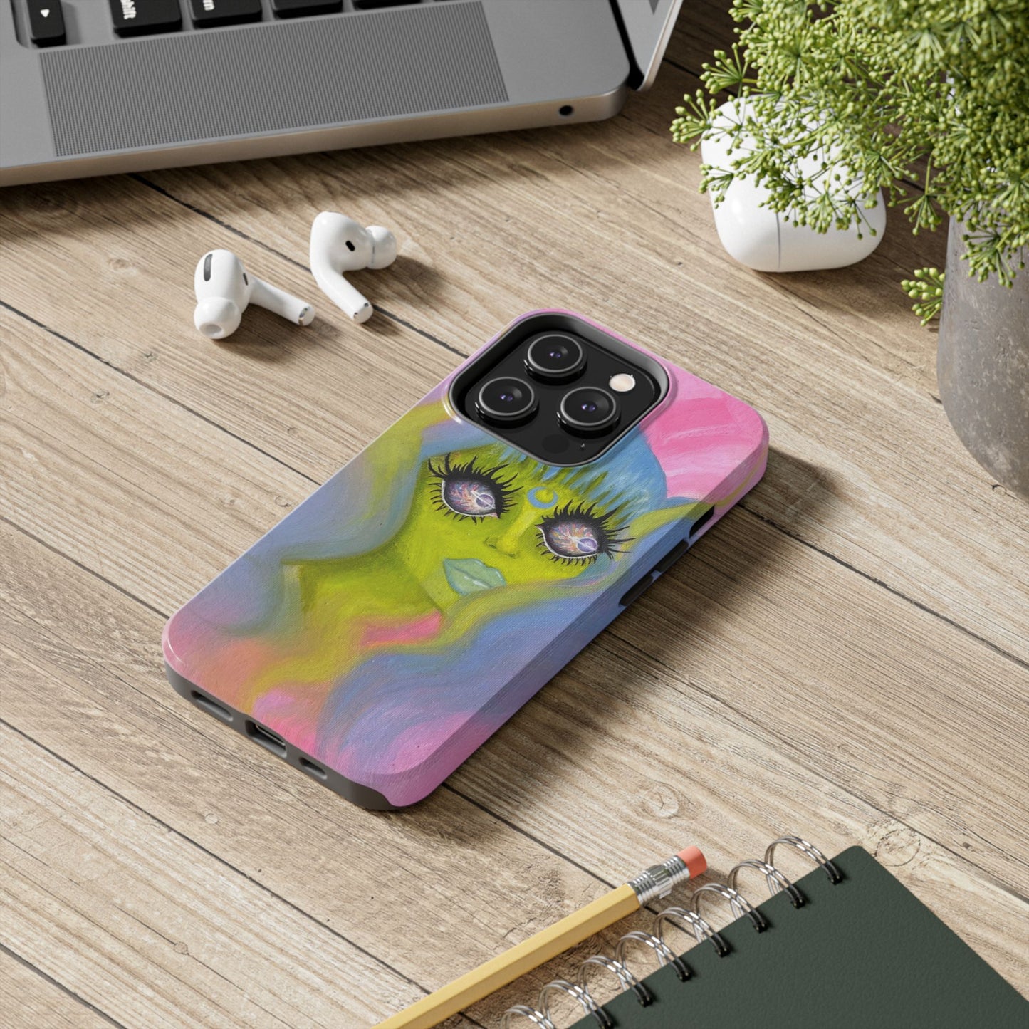 Alien Girl Tough Phone Case