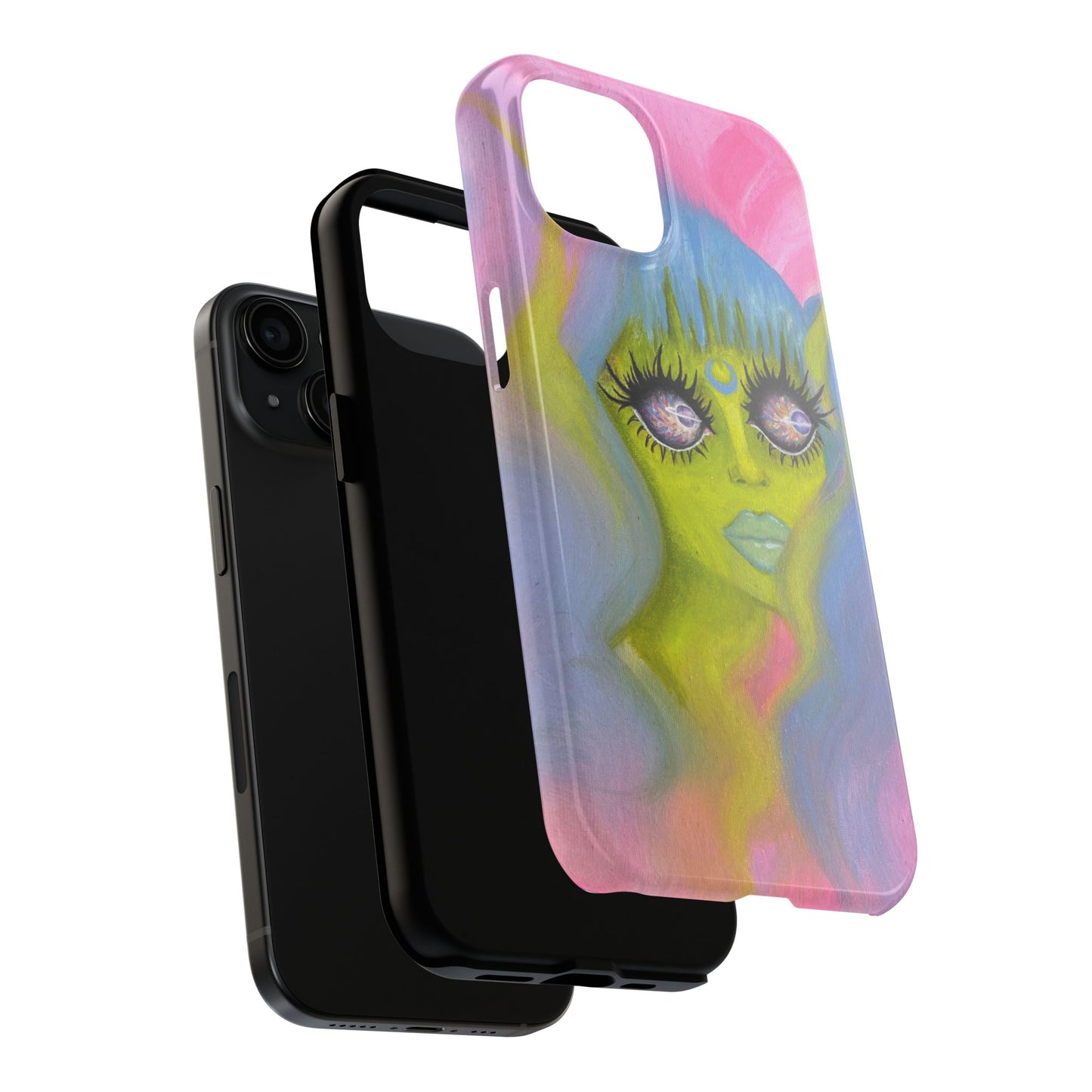 Alien Girl Tough Phone Case