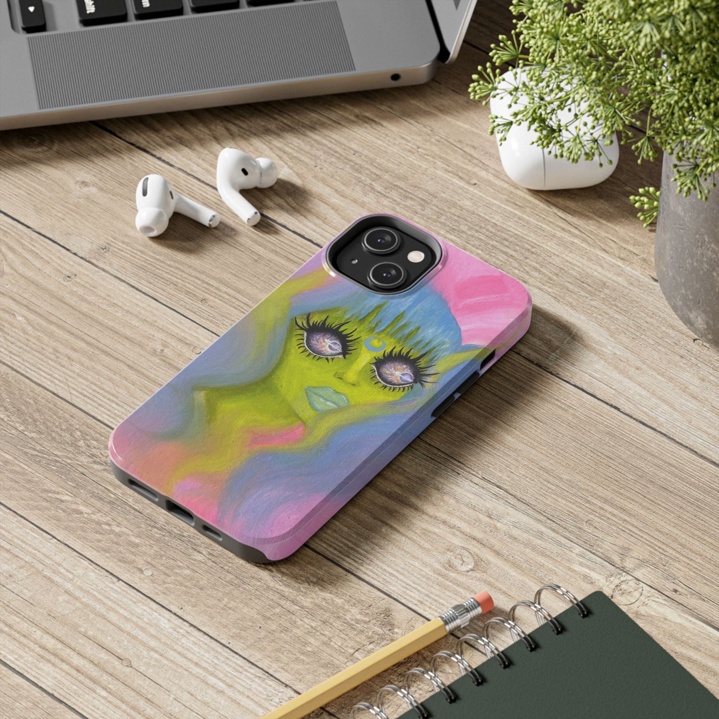 Alien Girl Tough Phone Case